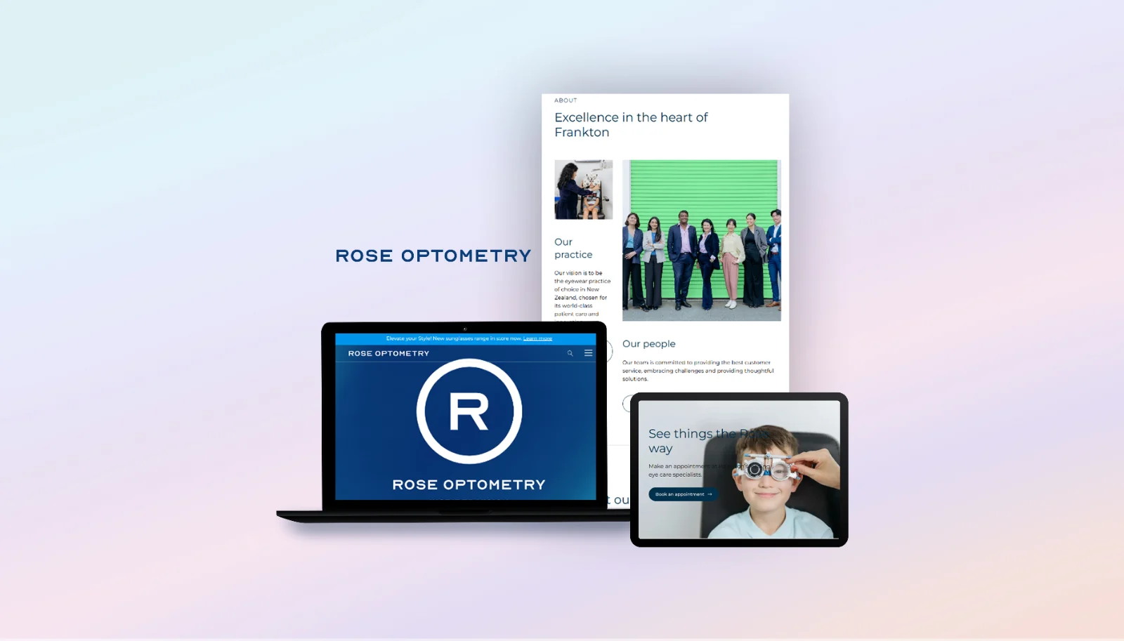 Rose Optometry — Eye care & eyewear platform